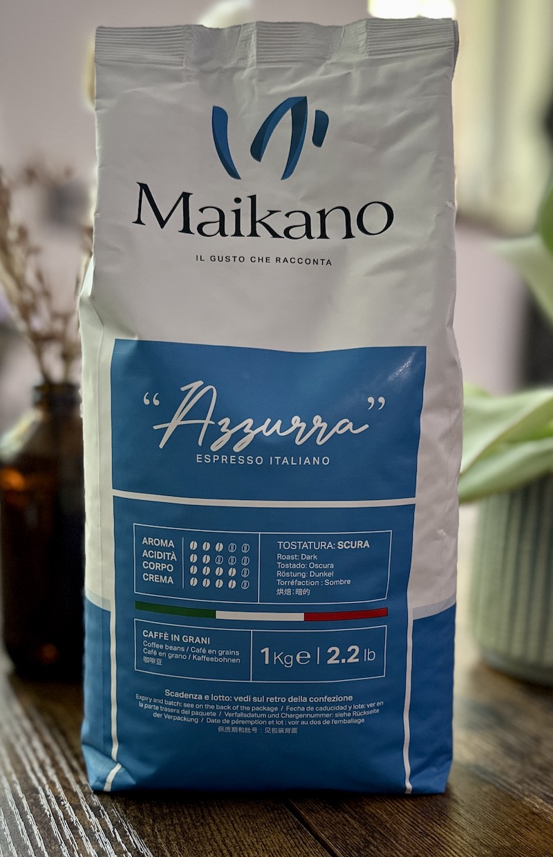 Kaffee Maikano Blau Azzurra 1kg Ganze Bohne