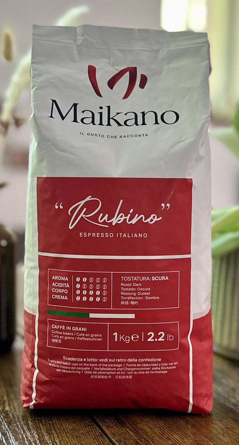 Kaffee Maikano Rot Rosso 1kg Ganze Bohne